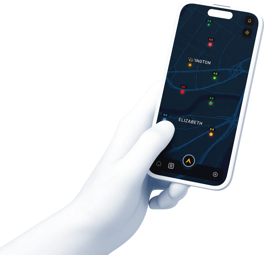 Auxilio Agente — Live incident map